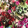 Point jacquard print fabric